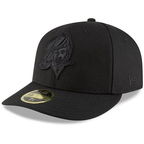 New Era Tampa Bay Buccaneers Black Throwback Logo Low Profile 59FIFTY Fitted Hat