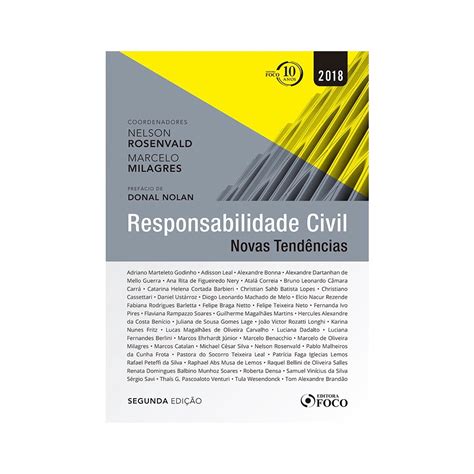 Livro Responsabilidade Civil Novas tendências 2ª edição 2018