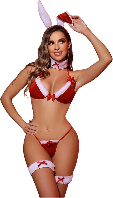 Amazon Roseseek Women S Piece Party Costumes Lingerie Outfits