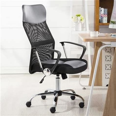 Kewin Fauteuil De Bureau Ergonomique En Maille Chaise De Bureau