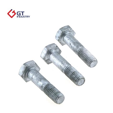 Zinc Plated Half Thread Grade 307a 307b Heavy Hex Head Bolt China Hex