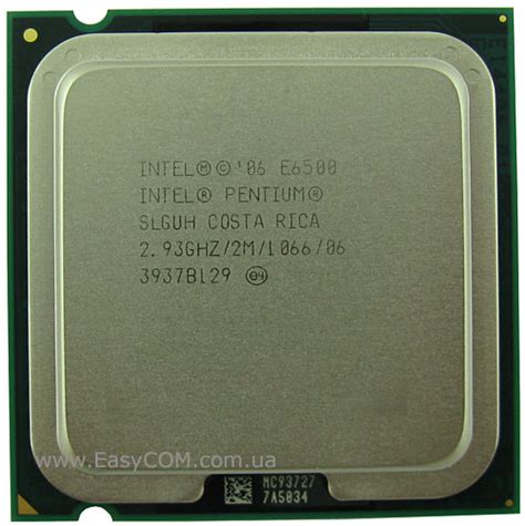 Тест процессора Intel Pentium Dual-Core E6500. GECID.com