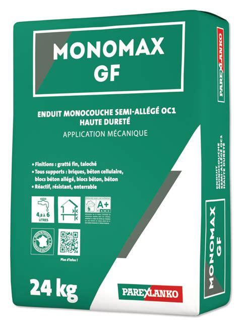 Enduit Monocouche D Imperm Abilisation Semi All G Dur Monomax Gf Gris