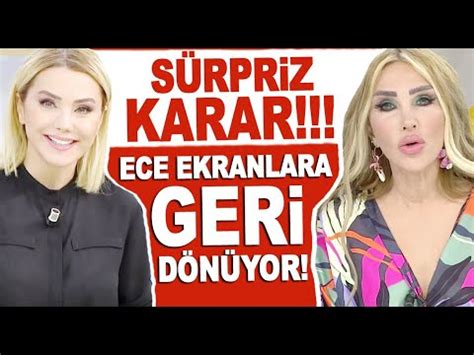 Seren Serengil açıkladı Ece Erken ekranlara geri dönüyor Magazin