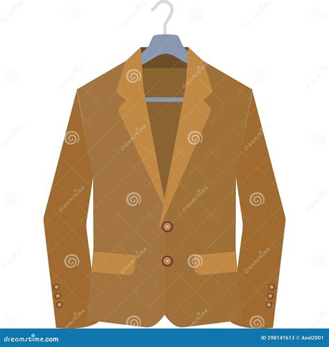 Fashion Blazer Vector Corporate Jacket Coat Icon Stock Illustration