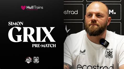 Simon Grix Pre Match Vs London Broncos YouTube