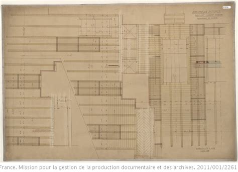 Plans Du Quart Nord Est Du Quadrilat Re Richelieu Plans D