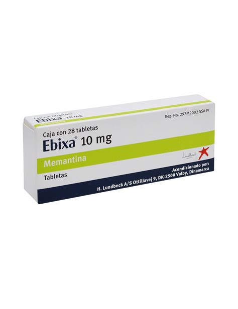 Precio Ebixa 10 Mg Con 28 Tabletas Farmalisto MX