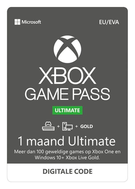 Xbox Game Pass Ultimate 1 Maand Kaartdirect