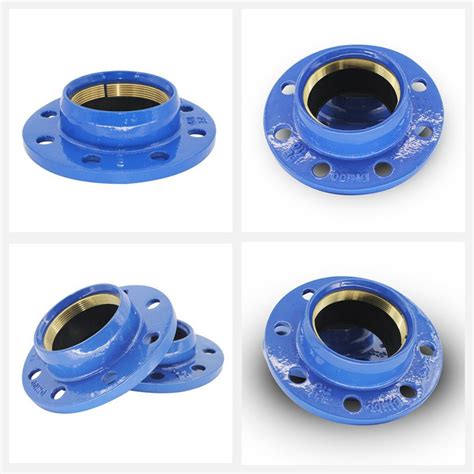 China Customized Ductile Cast Iron Quick Flange Adaptor For Pe Pipe Suppliers Manufacturers