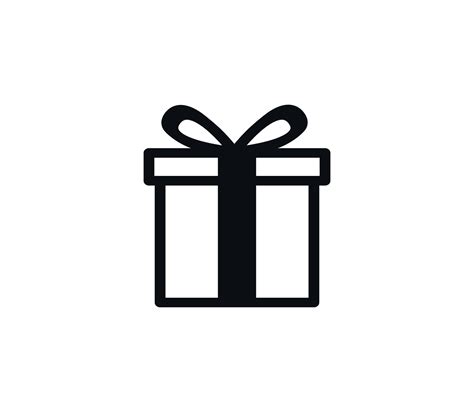 Gift Icon Vector Logo Design Template 10754287 Vector Art At Vecteezy