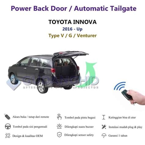 Jual Bagasi Otomatis Power Back Door For Toyota All New Innova Reborn