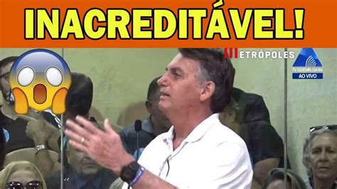 Absurdo Bolsonaro Tenta Mais Uma Vez Colocar O Povo Contra O Stf