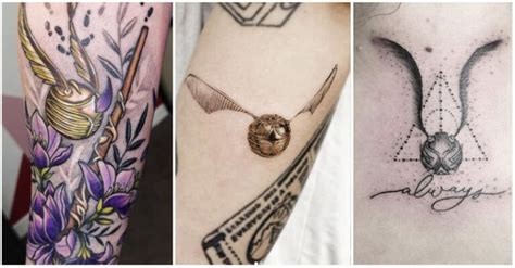 [updated] 40 Golden Snitch Tattoos