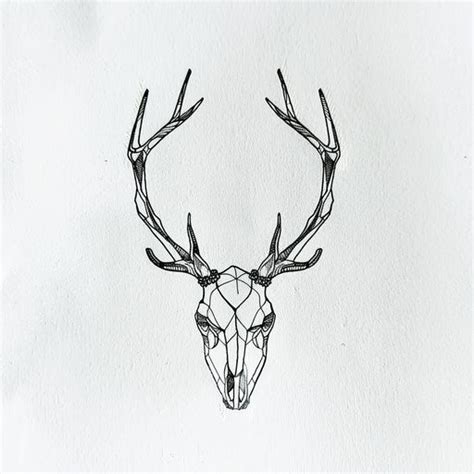 Deer Skull Tattoo Design Pack – IMAGELLA