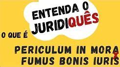 O Que Significada Periculum In Mora X Fumus Boni Iuris Entenda O