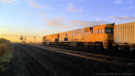 Am Pacific National Container Freight Train Poathtv