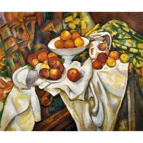 Apples and Oranges by Paul Cezanne - oil painting art gallery