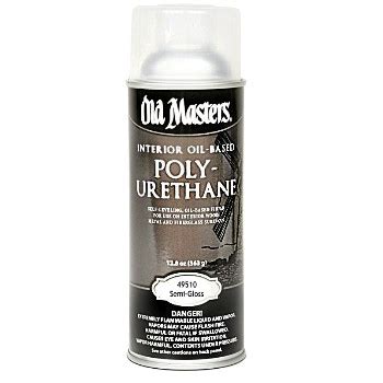 Buy the Old Masters 49510 Polyurethane, Aerosol Spray Clear Semi-Gloss ~ 12.8 oz | Hardware World