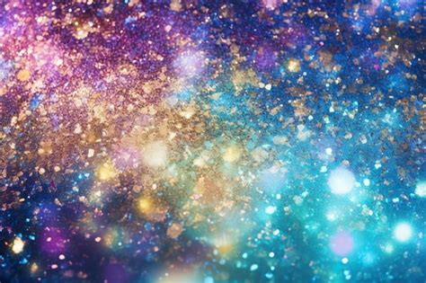 Premium AI Image | a colorful background with glitter and sparkles