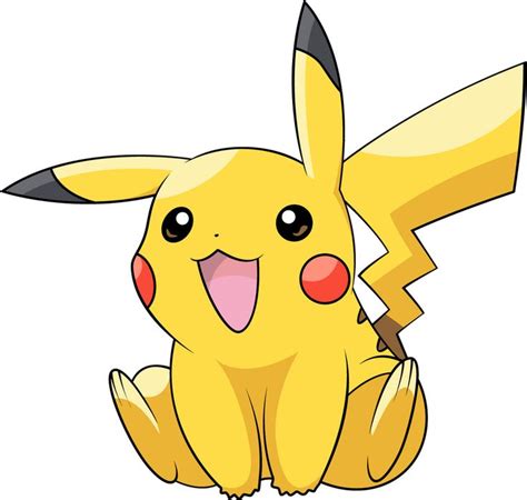 Cute Pikachu Vector Art