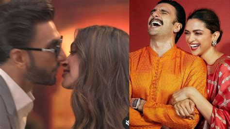 Deepika Padukone Ranveer Singh Kiss On The Lips During Her Time