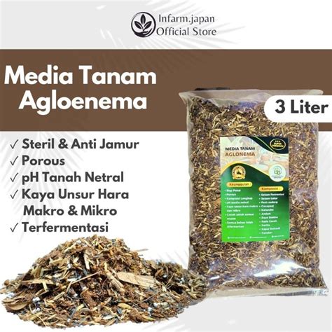 Jual Media Tanam Aglonema Fermentasi Media Tanam Aglaonema Siap Pakai