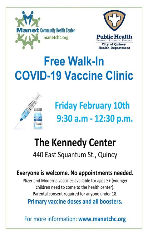 COVID-19 Vaccine Clinic | Manet Community Health Center