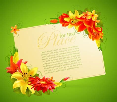 Flower greeting cards 05 vector Free vector in Adobe Illustrator ai ...