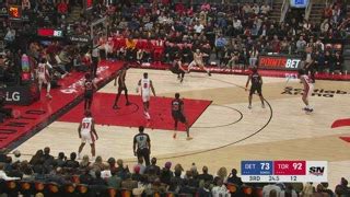 Challenge Of Called Foul Pistons Raptors Nba Official