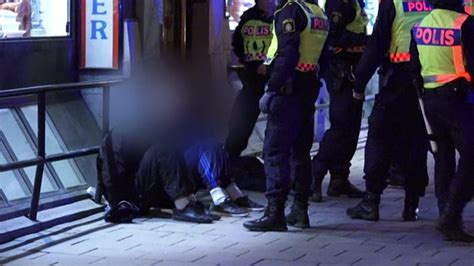 Sweden Masked Gang Targeted Migrants In Stockholm Bbc News