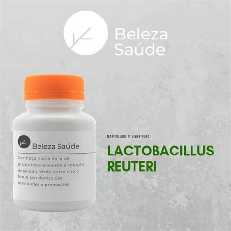 Lactobacillus Reuteri 1ª Linha Puro Autêntico 120 Cápsulas