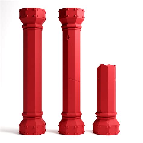 Fichier Stl Colonne Gothique Octogonale Stl Design Pour Impression