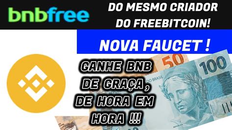 Bnbfree A Nova Faucet Para Ganhar Bnb De Gra A De Hora Em Hora Do Mesmo