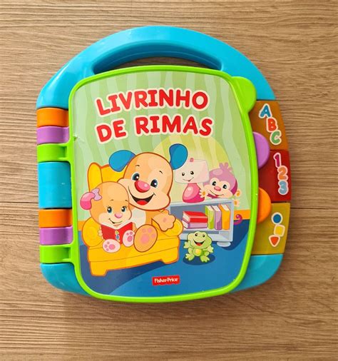 Livro De Rimas Fisher Price Brinquedo Para Beb S Fisher Price Usado