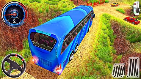 Uphill Offroad Bus Driving Game Mountain Bus Drive Simulator D