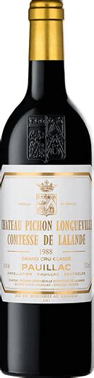 Buy Chateau Pichon Longueville Comtesse De Lalande Wine Online