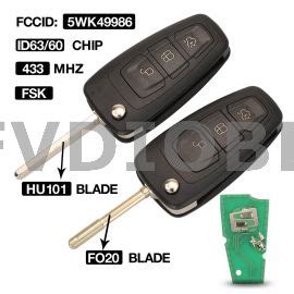 Fvdi Abrites Commander Factory Buttons Mhz Flip Remote Key For