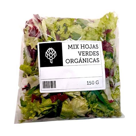 Mix Hojas Verdes Para Ensalada Organicas G Biomarket