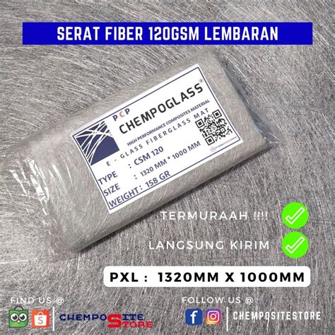 Jual Serat Fiber Glass Pelapis Anti Bocor Gsm Reemat Untuk