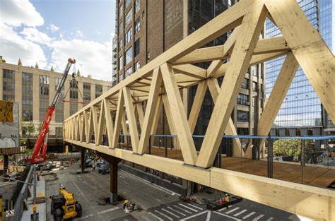 Moynihan Connector Timber Bridge Think Wood