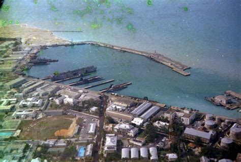 Florida Memory Aerial View Of Outer Mole And Finger Piers At NAS Key