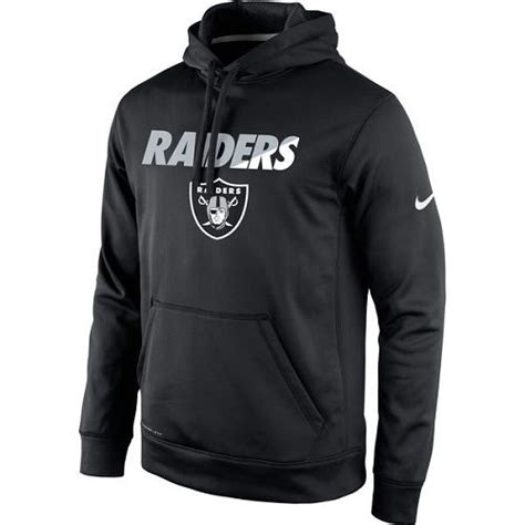 Men S Oakland Raiders Nike Black Kick Off Staff Performance Pullover