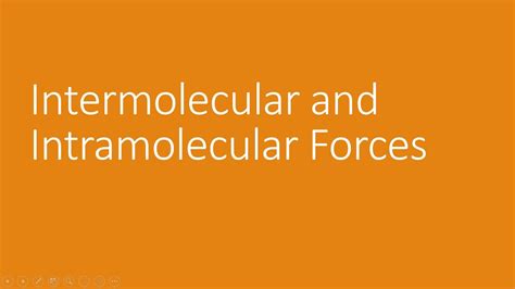 210 Intermolecular And Intramolecular Forces Youtube