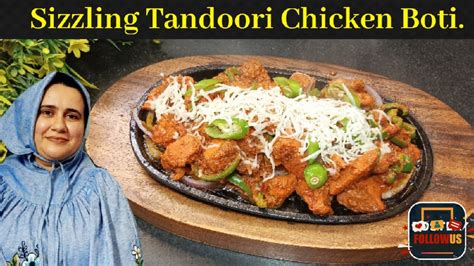 Sizzling Tandoori Chicken Boti Tandoori Boti Recipe BohraRecipe YouTube