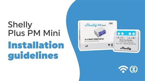 Shelly Plus Pm Mini Installation Video Youtube