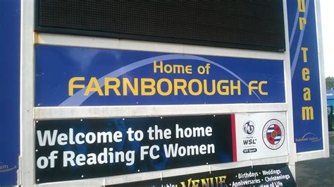 Conquering... Farnborough FC - The Stadium Trotter