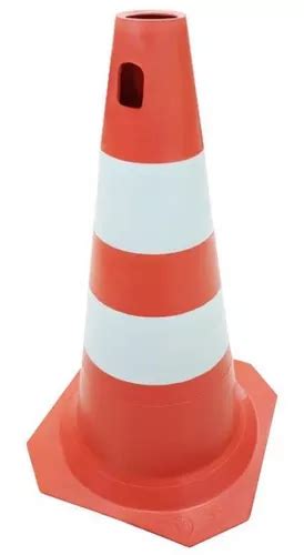 Cone Sinalizador Rígido Plt De Pvc Larbrco 50 Cm Plastcor R 21 Em