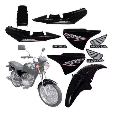 Kit Carenagem Cg Honda Titan 150 2004 A 2008 Adesivos