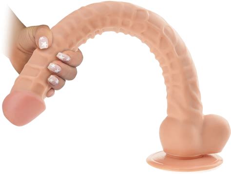 SZTUCZNY PENIS DŁUGI 42 CM DONG ŻELOWE DILDO NA PRZYSSAWCE 75657995